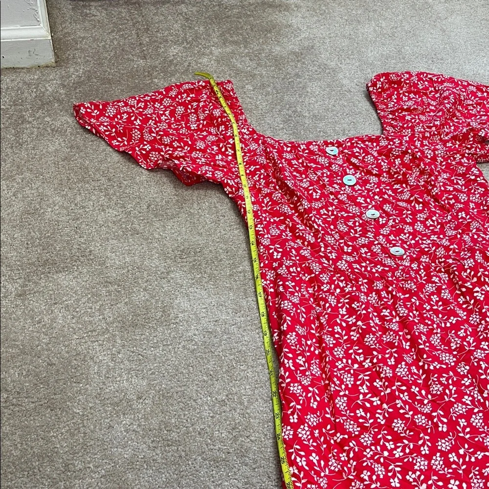 NWT luxology | floral jumpsuit | Small Smocked back - Picture 13 of 14